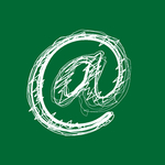 粉笔字字母矢量图