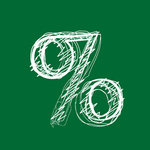 粉笔字字母矢量图