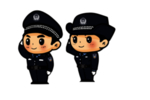 卡通交警