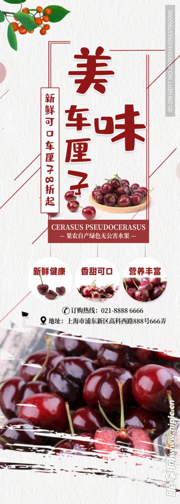 车厘子展架