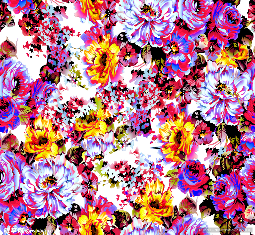 花 手绘画 玫瑰花 设计 数码