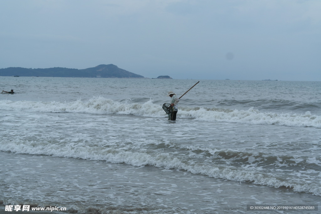 挖沙白咯大浪作业