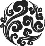 圆形古典花
