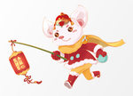 鼠年卡通鼠吉祥