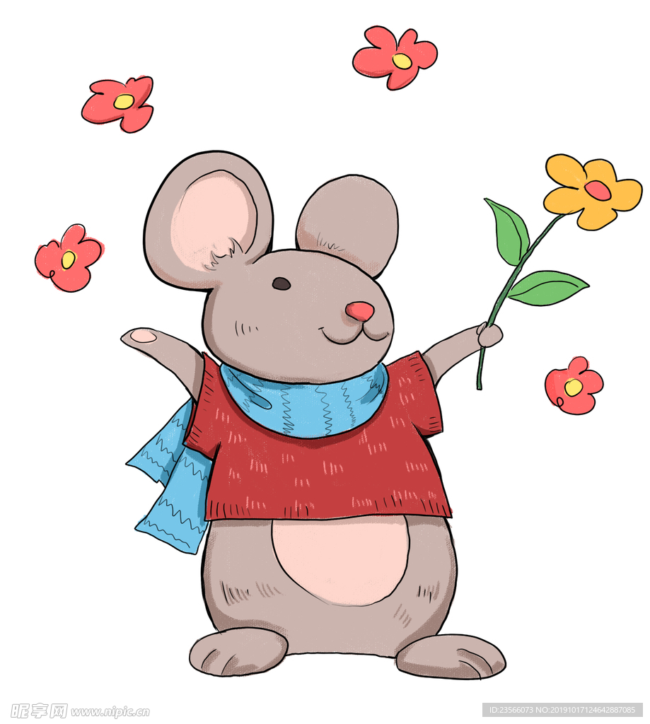 鼠年卡通鼠吉祥