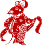 鼠年窗花