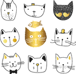 可爱小猫图案