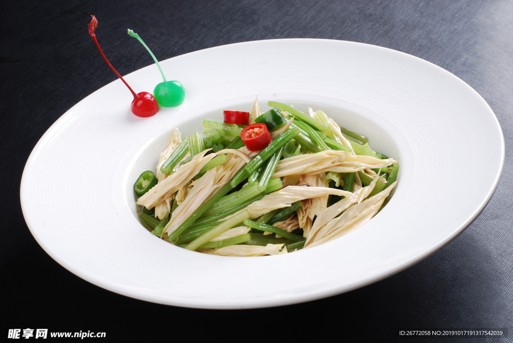 麦芹腐竹
