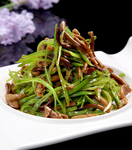 茶树菇拌蜜豆