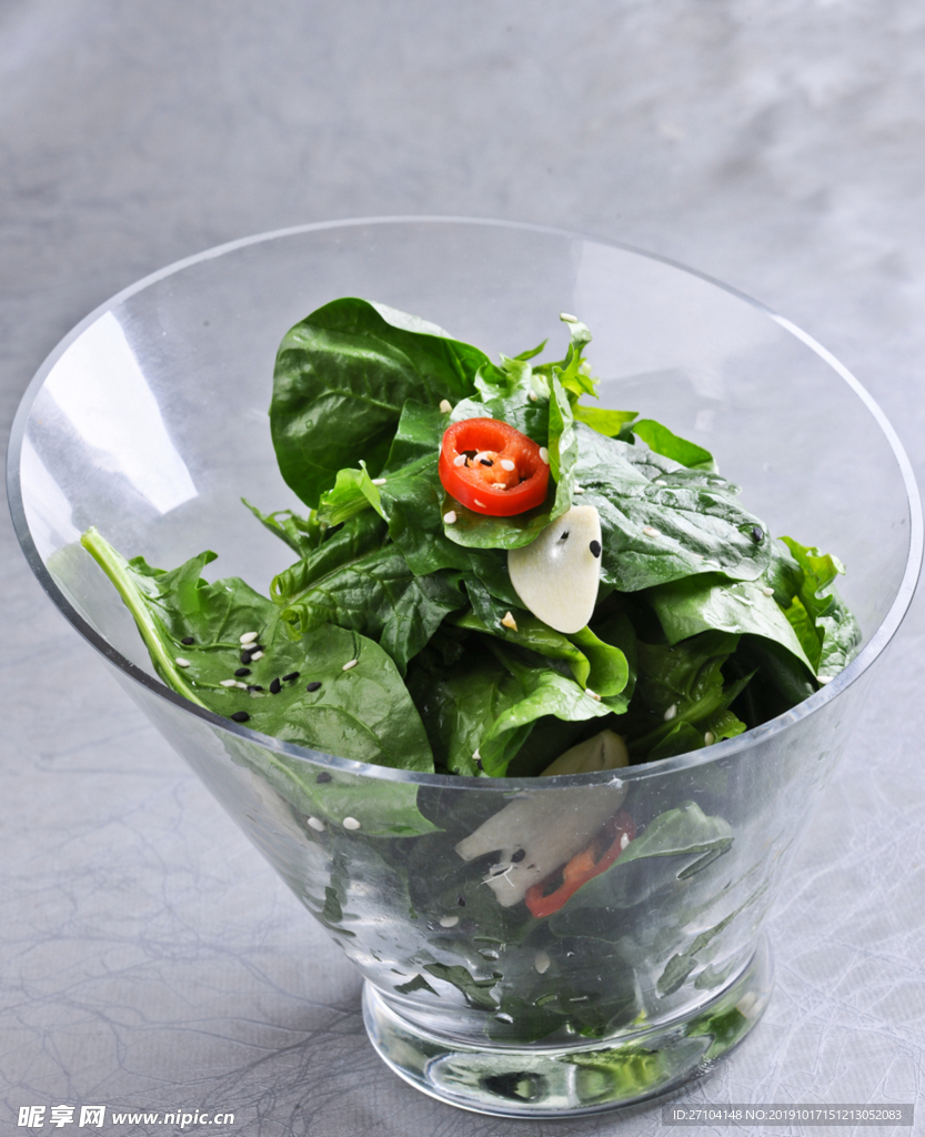 鸡汁菠菜远