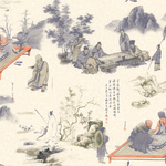 中式山水图