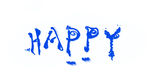 字母happy