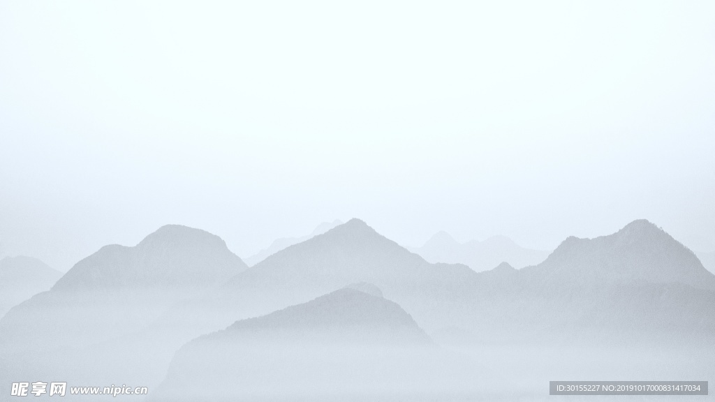 水墨画般的风景