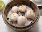 蒸笼虾子虾饺美食