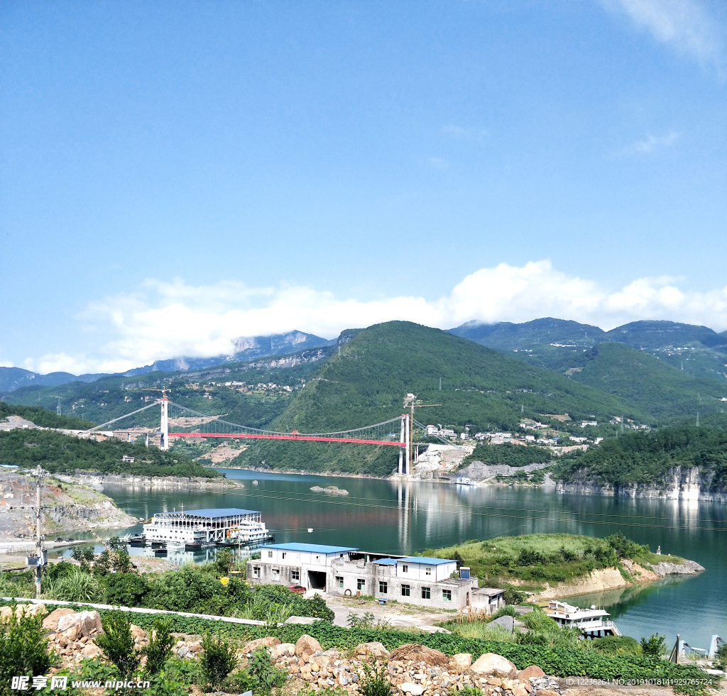 巴东大桥风景