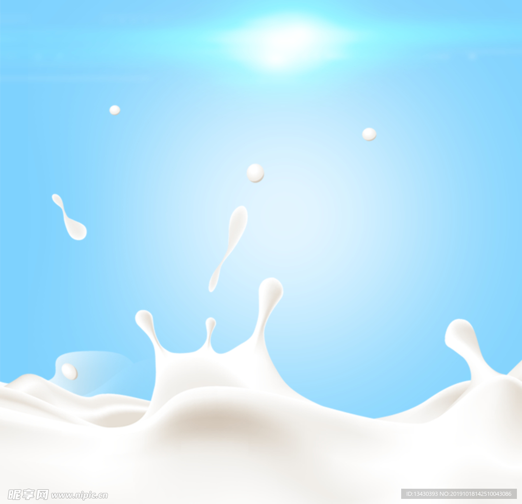 电商主图牛奶素材模板