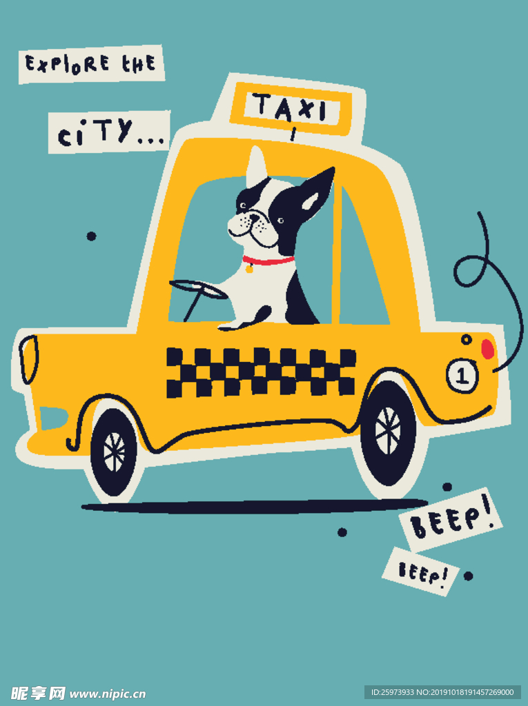 卡通小汽车