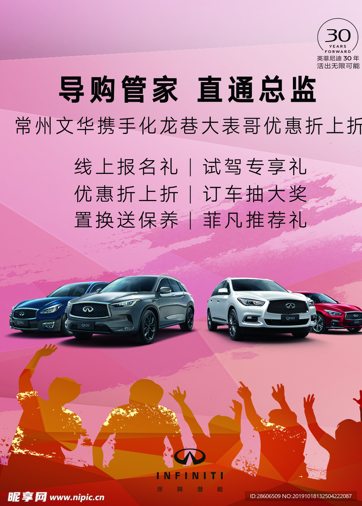 汽车团购会KT板