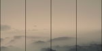 水墨山水屏风