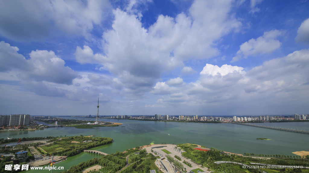 临沂、大美临沂、沂河、临沂全景