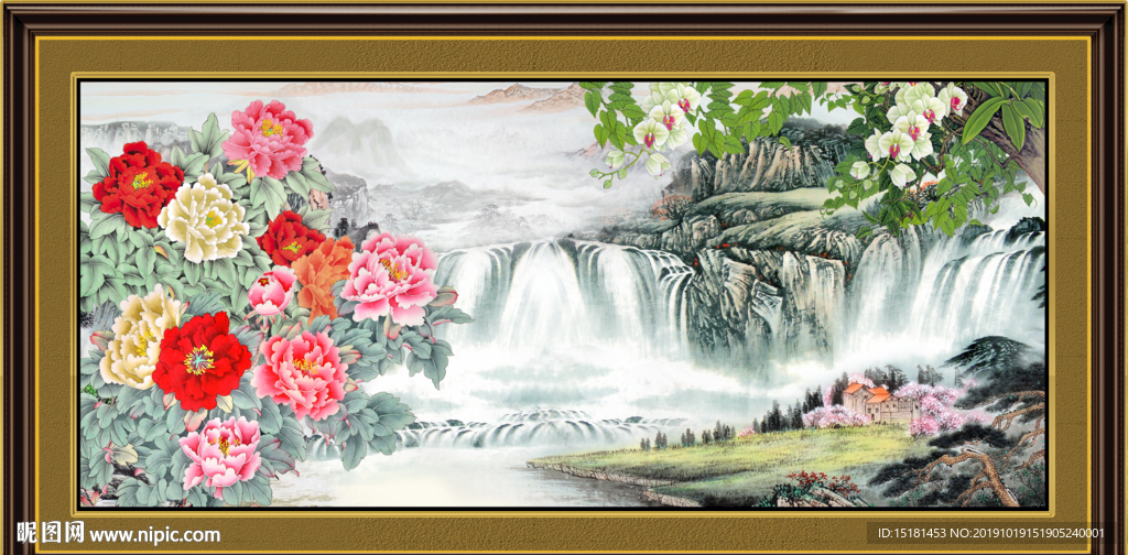 巨幅山水画
