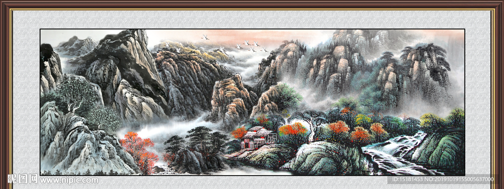 大厅山水画