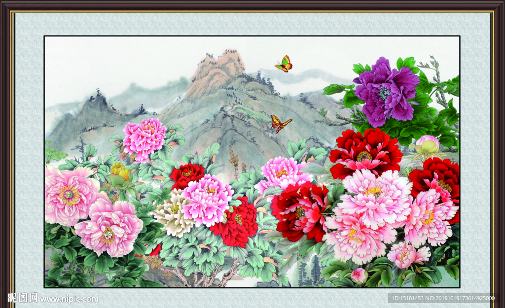大厅山水画
