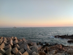 南澳岛大海日落黄昏