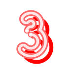 矢量灯管字母