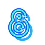 矢量灯管字母