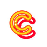 矢量灯管字母