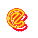 矢量灯管字母