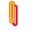矢量灯管字母
