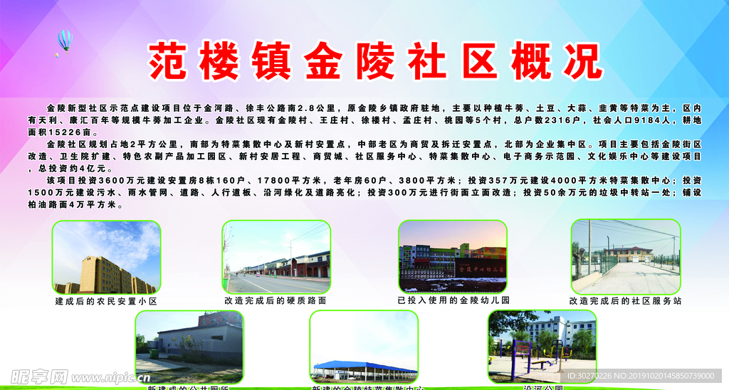 范楼镇金陵社区概况