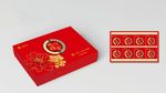 红色牡丹月饼盒