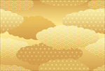 日本风格淡彩花纹