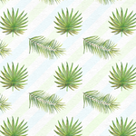 小清新水彩北欧植物