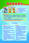 厨房安全常识海报