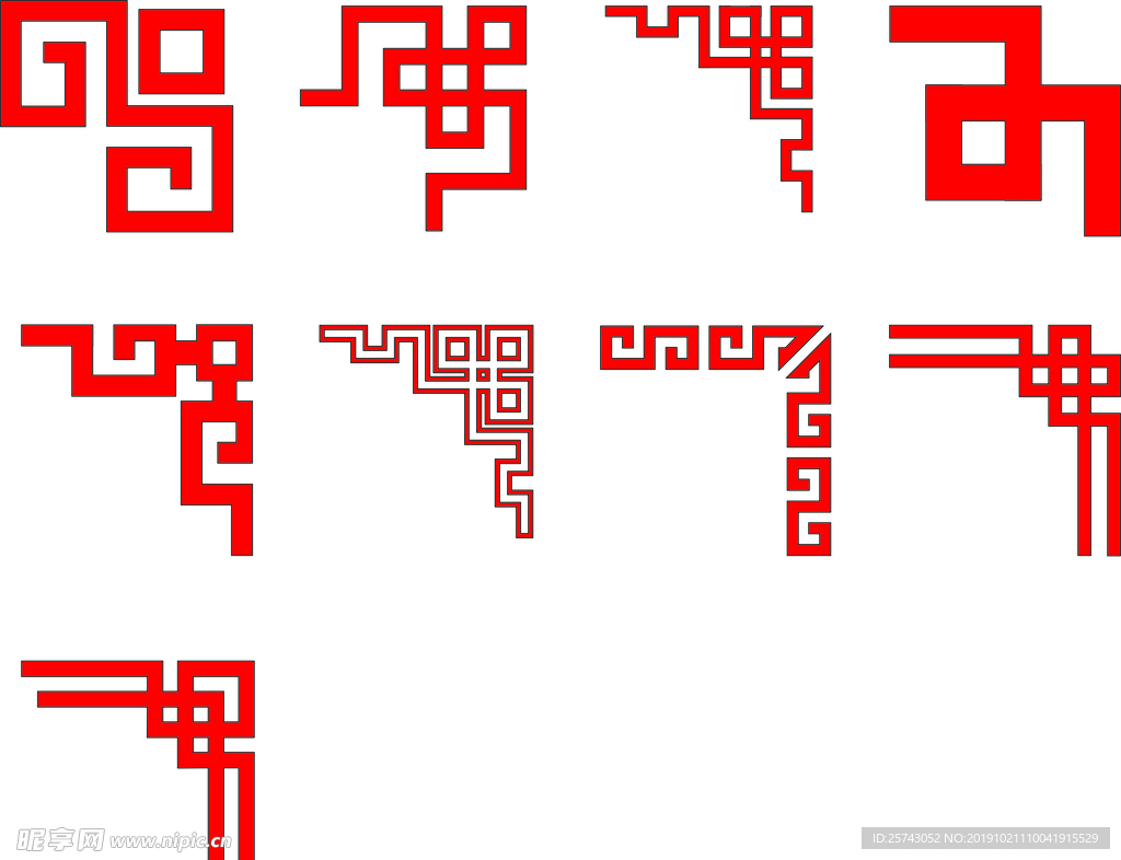 边框矢量图