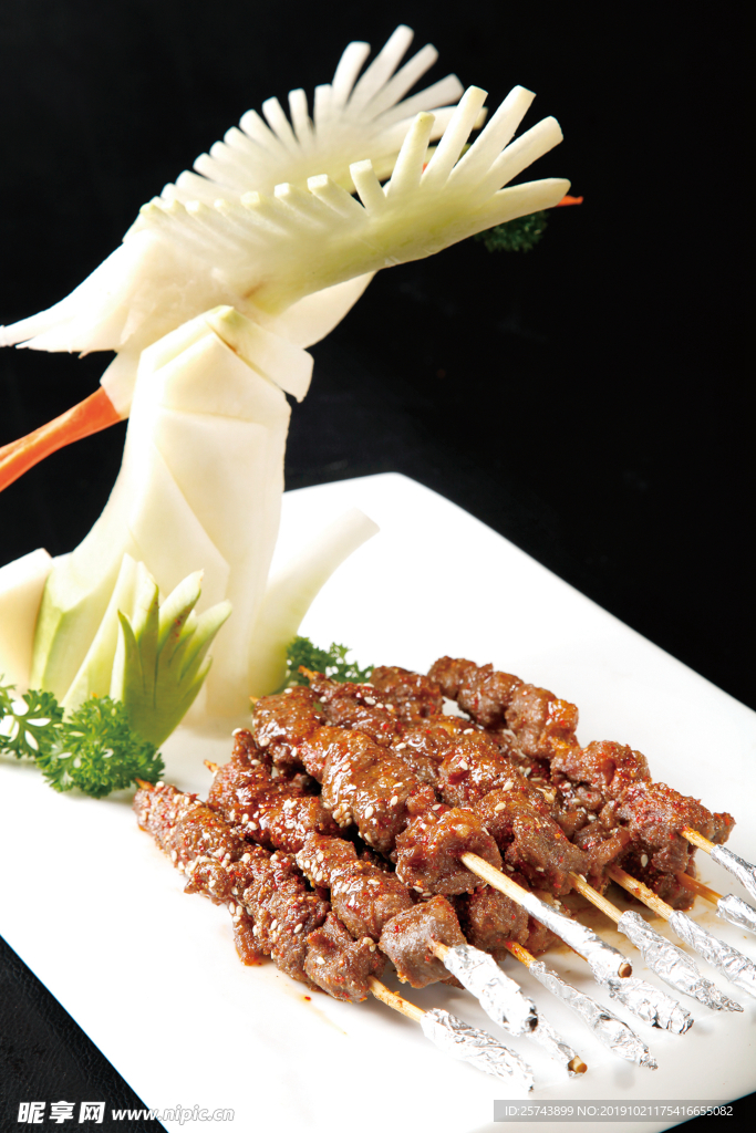 孜然鸵鸟串