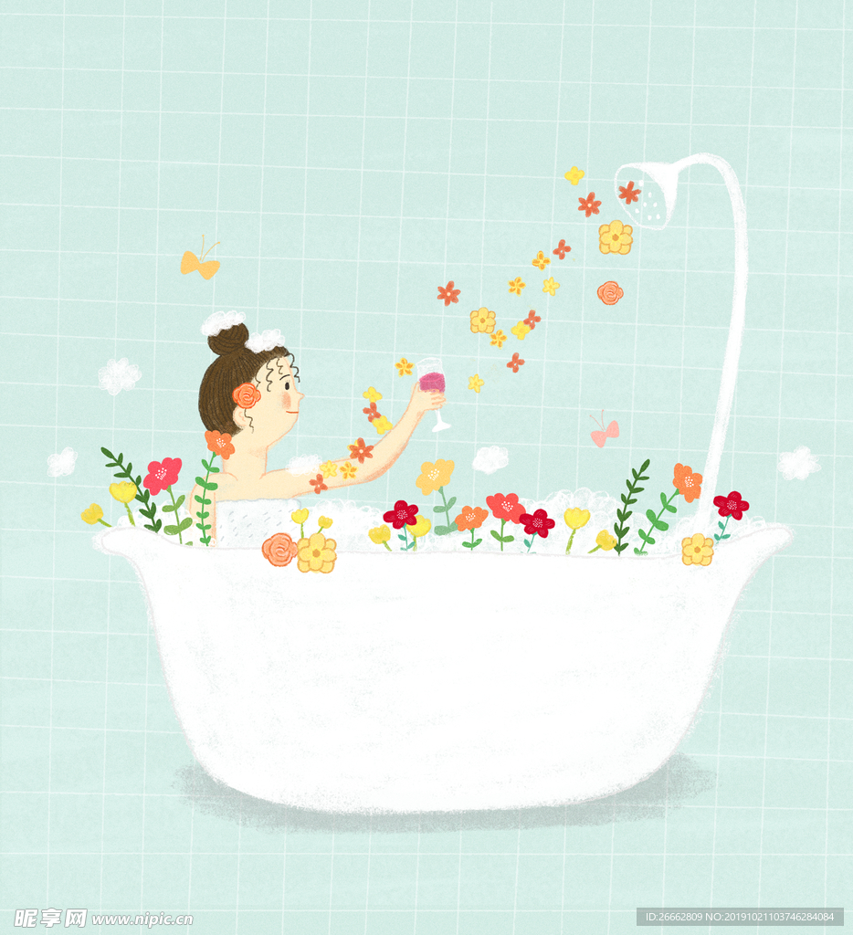 插画女孩