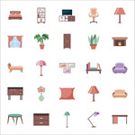 家具图表ICON设计