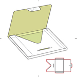 包装盒 信封盒 刀模图 效果图