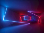 3D 霓虹灯 虚拟现实 抽象迷
