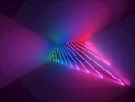3D 霓虹灯 虚拟现实 抽象迷
