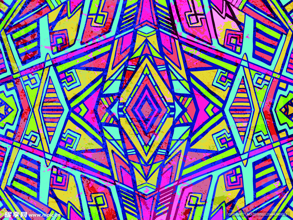 回位 几何 多色