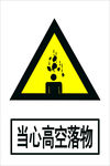 当心高空落物