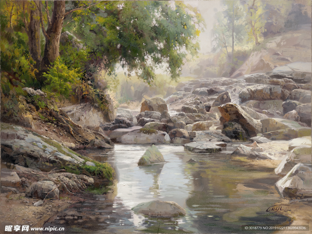 风景油画