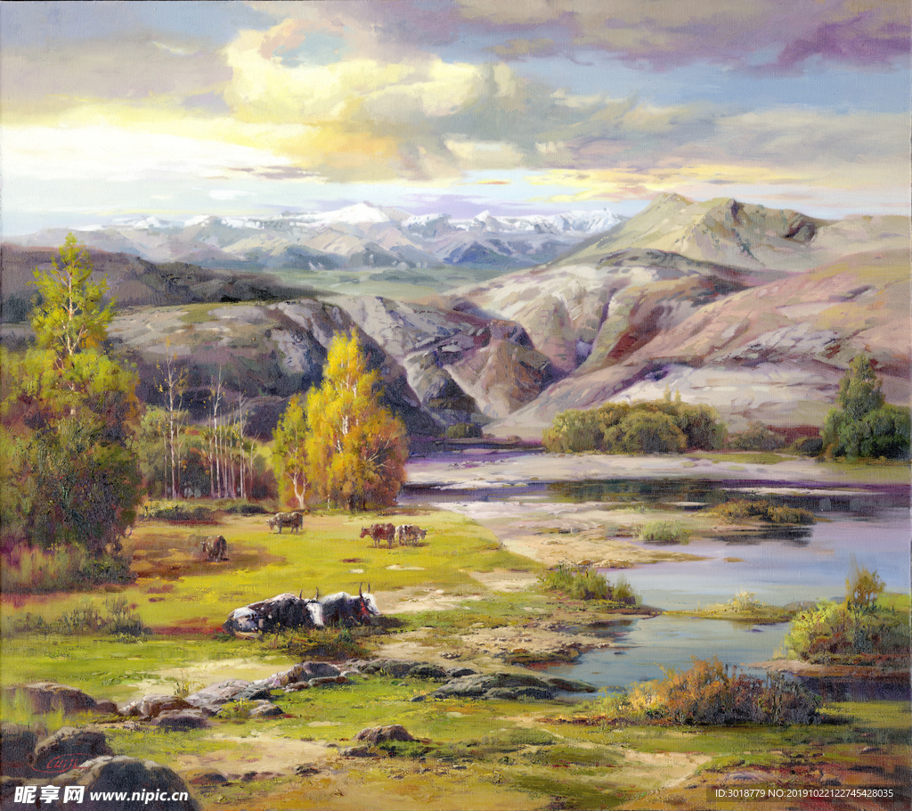 风景油画