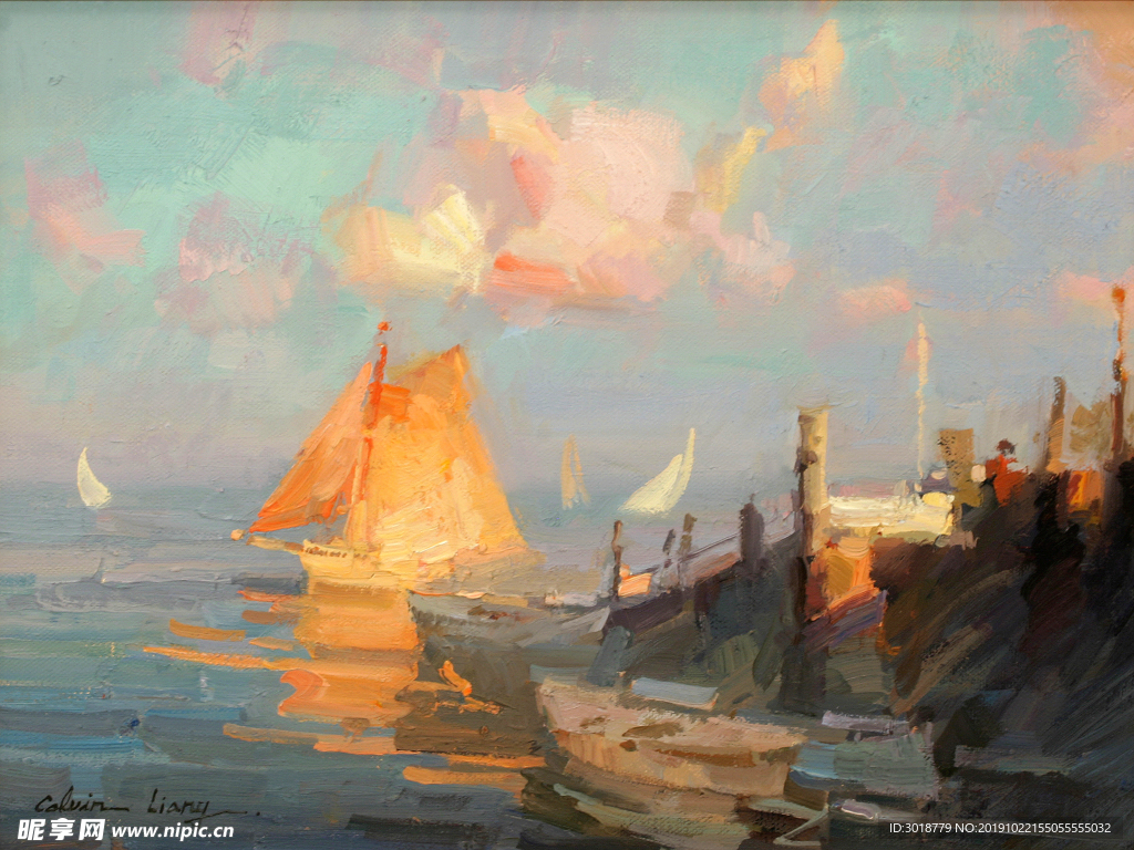 风景油画